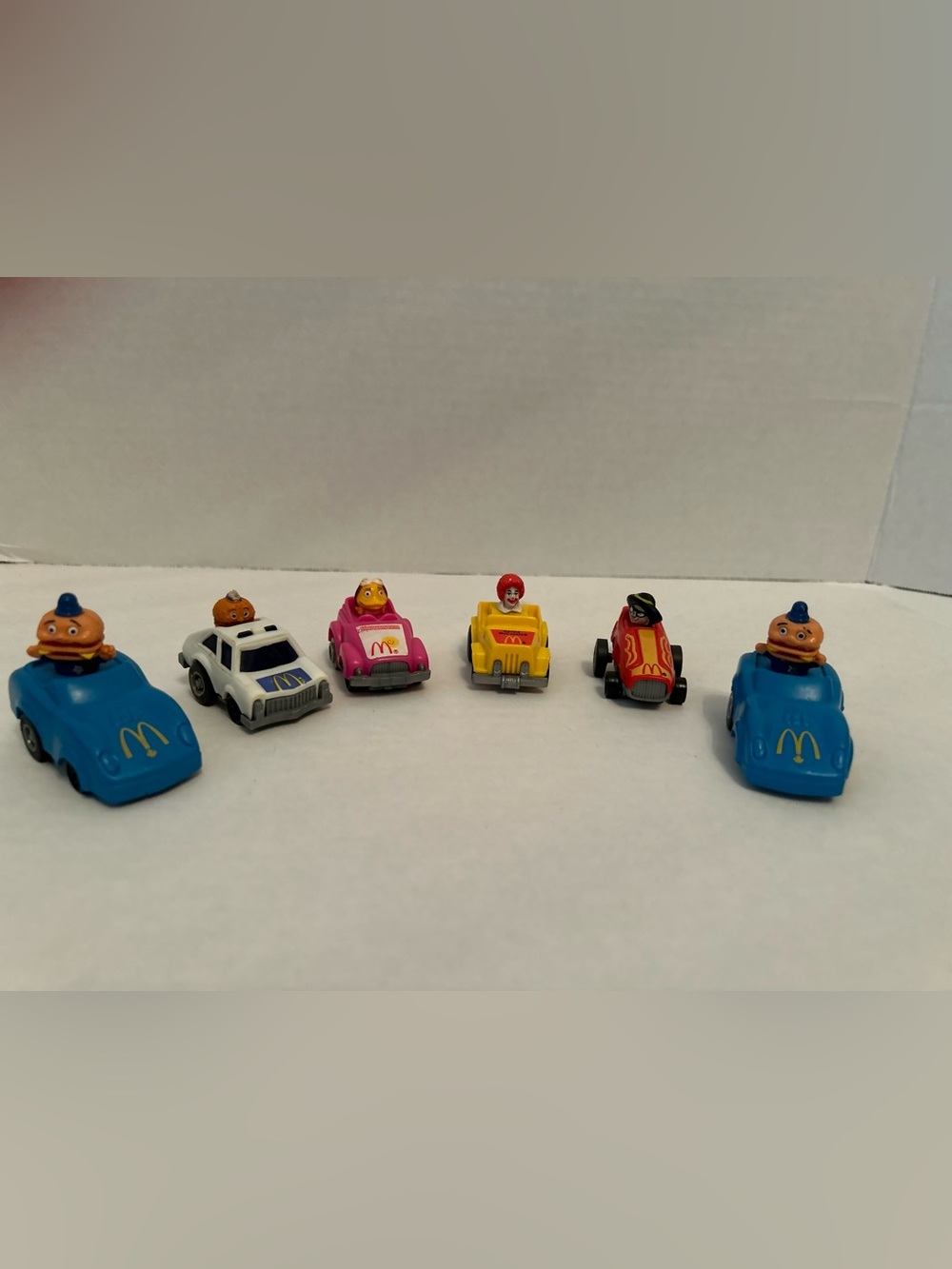 McDonald's vintage collection Themed Kids Toy Car Set